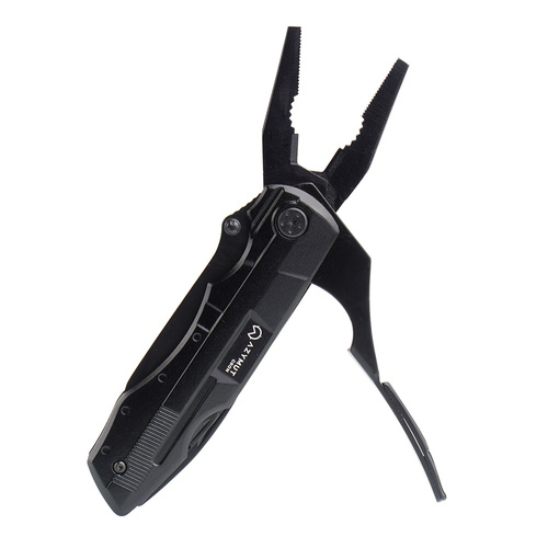 Multitool Azymut Gron - 11 narzędzi - 9 bitów - Czarny - H-P224052