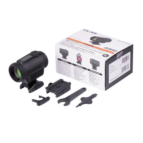 Holosun - Kolimator zamknięty ARO EVO - Solar Panel - Red Dot 2 MOA - Czarny - ARO-EVO-RD2