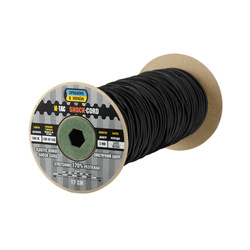 M-Tac - Elastyczna linka paracord Shock-Cord - 100 m - Czarna - 10543002