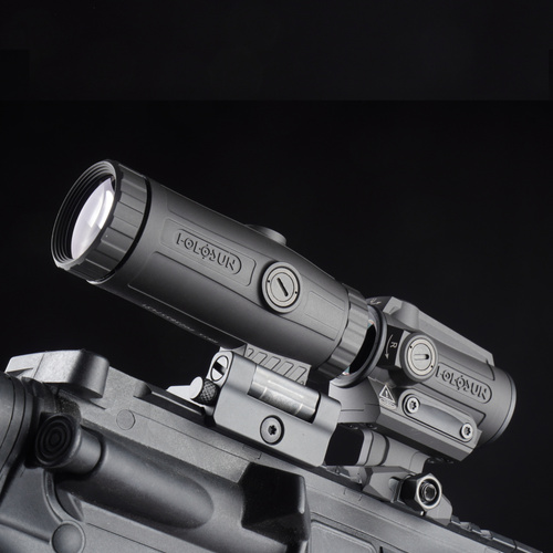 Holosun - Zestaw kolimatora ARO-CORE-RD2 z powiększalnikiem HM3X - RDS 2 MOA - Czarny - ARO-RD2-HM3X-SET