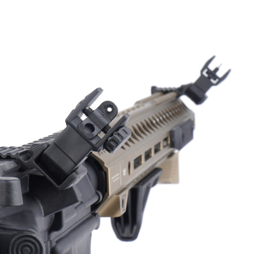 DLG Tactical - Składane przyrządy celownicze Offset Sights High Profile - Czarne - DLG-185