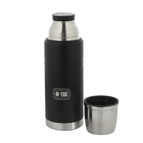 M-Tac - Termos turystyczny - 750 ml - Stal nierdzewna - Czarny - 60055002