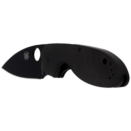 Spyderco - Nóż składany Efficient™ G-10 Black / Black Blade PlainEdge™ - C216GPBBK
