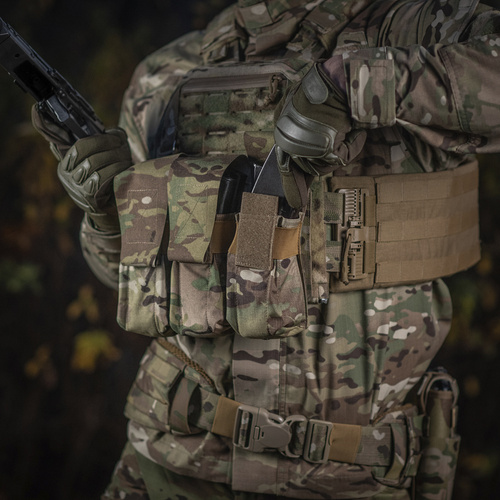 M-Tac - Ładownica zamknięta na dwa magazynki - MOLLE - Cordura - Multicam - 10013208