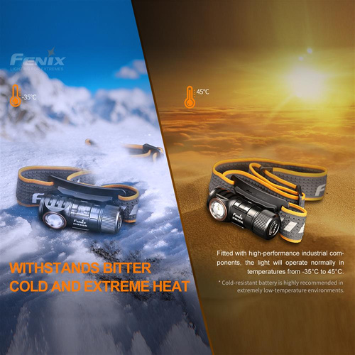 Fenix - Latarka LED / czołówka HM50R V2.0 z akumulatorem 700 mAh - 700 lumenów - HM50R V2.0