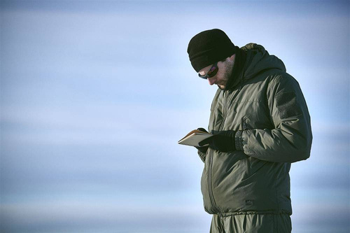 Helikon - Lekka kurtka zimowa Level 7 - Climashield® Apex™ - Flecktarn - KU-L70-NL-23