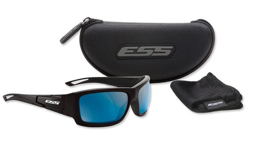 ESS - Okulary balistyczne Credence - Czarne - Mirrored Blue - EE9015-08