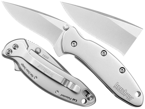 Kershaw - Nóż taktyczny Chive 1600 - 420HC - Srebrny - 1600