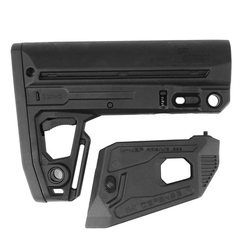 IMI Defense - Kolba TS2 Tactical Stock do M16 / M4 z uchwytem na magazynek - Mil-Spec - Czarny - IMI-ZS107M