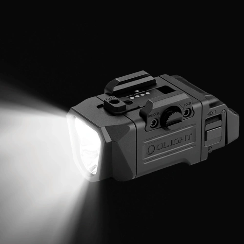 Olight - Latarka na broń krótką PL X - 1200 lm - Picatinny - Matte Black - 2859135