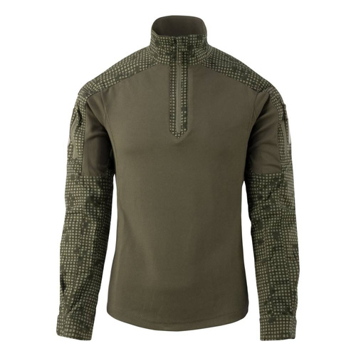 Helikon - Bluza Combat Shirt MCDU - PolyCo Stretch Ripstop - Woodland/Olive Green - BL-MCD-SP-0302A