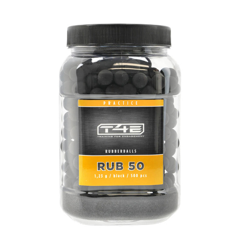 Umarex - Kule gumowe T4E Practice RUB 50 - Kaliber .50 RAM - 100 sztuk - Czarne - 2.4708
