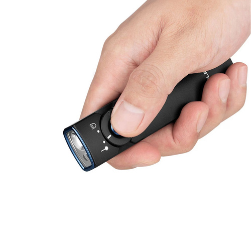 Olight - Latarka taktyczna LED Arkfeld Cool White ze wskaźnikiem laserowym - 1000 lm - Czarna - Arkfeld CW