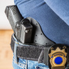 Fobus - Kabura wewnętrzna Universal IWB Holster - Medium Frame, Combat Cut - Prawa - IWBM CC