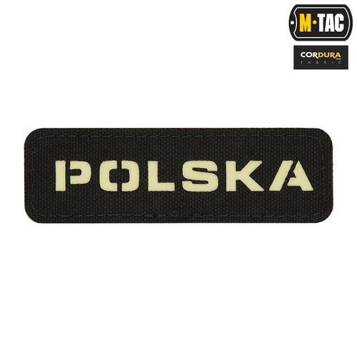 M-Tac - Naszywka - Polska 25х80 - Laser Cut Fluorescencyjna - Czarno/Biała - 51004202