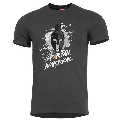 Pentagon - Koszulka Ageron T-Shirt Spartan Warrior - Czarny - K09012-SW-01