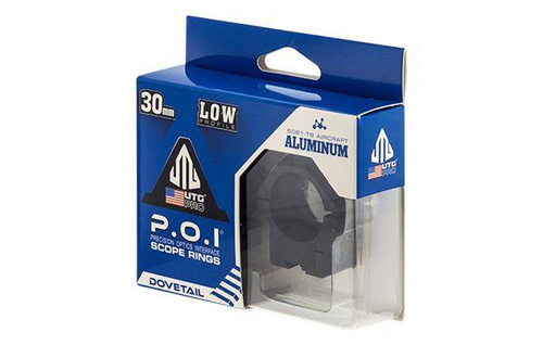 Leapers - Montaż dwuczęściowy UTG POI 30/11 - 30 mm - Niski - Czarny - RDU013010