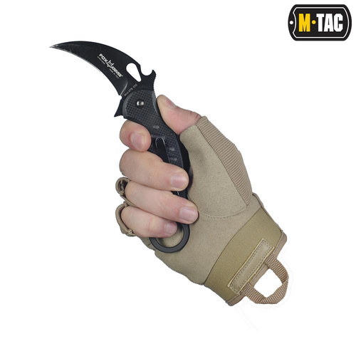 M-Tac - Rękawice taktyczne bez palców Assault Tactical Mk.3 - Khaki - 90213004