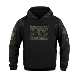 M-Tac - Bluza z kapturem Combat - Bawełna - Czarna - 20520208