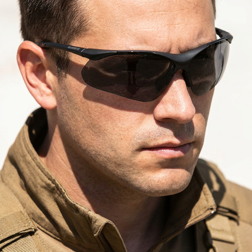 Swiss Eye - Okulary balistyczne Maverick - Poliwęglan - Czarne - 40221