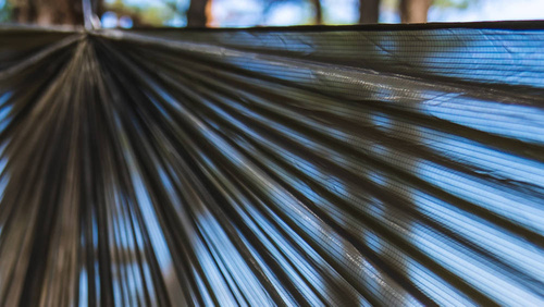 Lesovik - Hamak turystyczny lekki SUL z zawieszeniem SMUK UL - Czarny