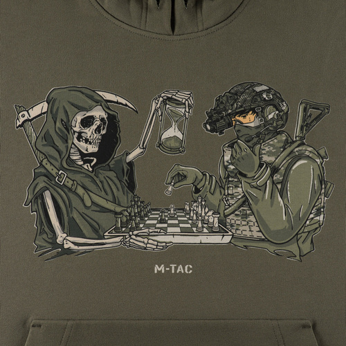 M-Tac - Bluza z kapturem Time - Bawełna - Ranger Green - 20555023