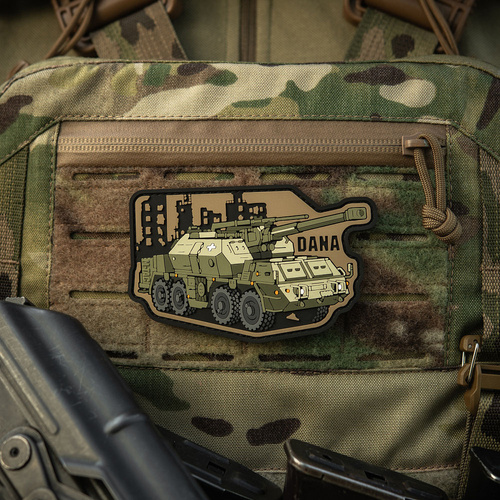 M-Tac - Naszywka Morale Patch 3D Dana - PVC - Coyote/Zielony - 51348423