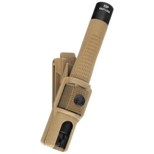 ESP - Hartowana pałka teleskopowa Easy Lock - 18" - Czarna/Khaki - ExBT-18HE-KH BHT-54