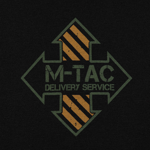M-Tac - Koszulka Delivery Service - Bawełna - Czarny - 80069002