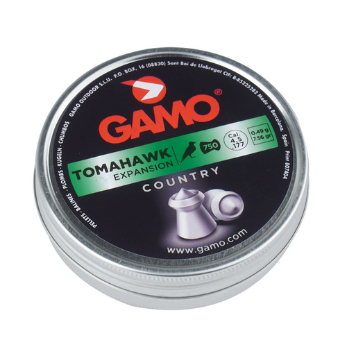 Gamo - Śrut Diabolo Country Tomahawk XXL - Kaliber 4,5 mm - 750 sztuk - 6322544-W