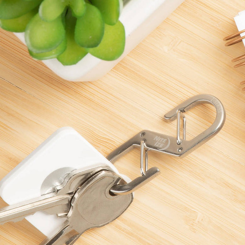 Nite Ize - Podwójny karabińczyk Z-Series - 2 szt. - Stalowy - Srebrny - ZS1-11-2R6