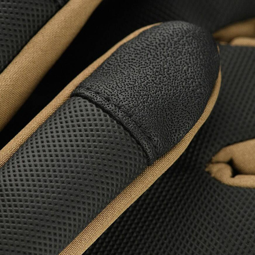 M-Tac - Rękawice taktyczne Soft Shell Thinsulate - Czarny / Coyote Brown - 90308017