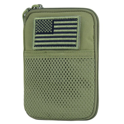 Condor - Pokrowiec Pocket Pouch + US Flag Patch - Zielony OD - MA16-001