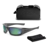 ESS - Okulary balistyczne 5B Polarized - Matte Carbon - Mirrored Green - EE9006-24