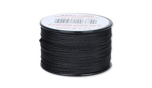 Atwood Rope MFG - Nano Cord - 0,75 mm - Czarny - Szpulka 91,5m