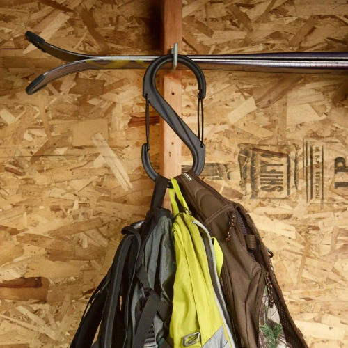 Nite Ize - Karabińczyk S-Biner #8 Plastic Black Gate - Czarny - SBP8-03-01BG