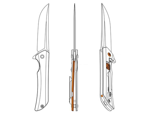 Ruike - Nóż składany M121-TZ - 340-037