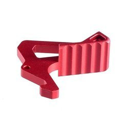 Strike Industries - Powiększony ząb dźwigni napinania - Czerwony - SI-AR-LATCH-RED