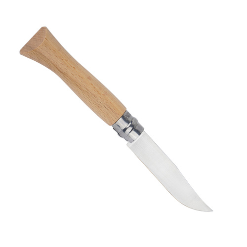 Opinel - Nóż scyzoryk N°6 VRI - Yatagan - Inox - 123060