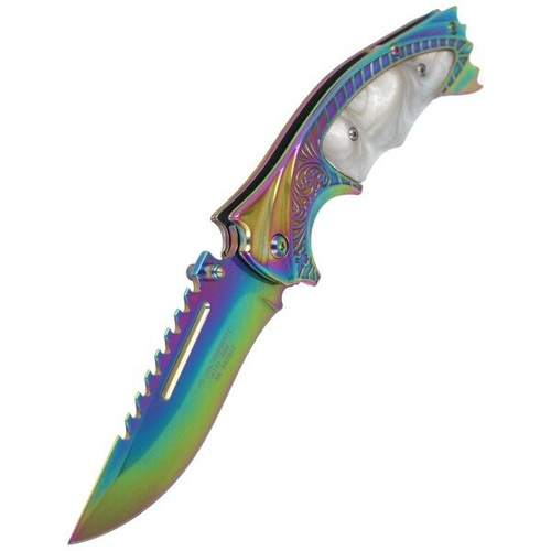 Herbertz Solingen - Nóż Rainbow Clip Point Folder - 567312