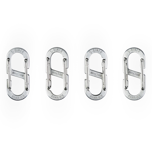 Nite Ize – Karabińczyk S-Biner NanoLock - 4 sztuki – SBNL-11-4R7
