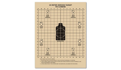 Rite in the Rain - Tarcza do zerowania 25 Meter Zeroing Target - 100 szt. - 9125