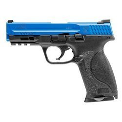 Umarex - Pistolet RAM na kule gumowe Smith&Wesson M&P9 M2.0 T4E LE kal. .43 - Czarny / Niebieski -  2.4749