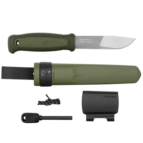 Morakniv - Nóż survivalowy Kansbol z zestawem przetrwania - Zielony - 13912 