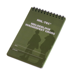 Mil-Tec - Notes wodoodporny - All Weather Notebook - 50 kartek - 150 x 100 mm - 15981002
