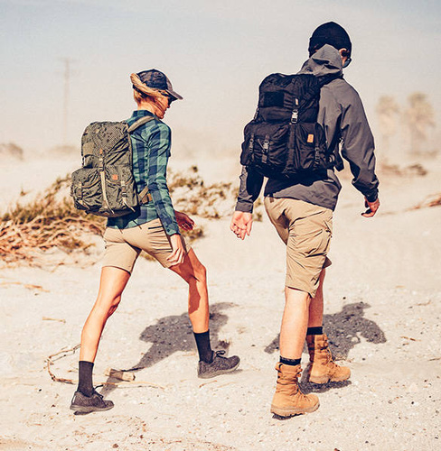 Helikon - Szorty damskie OTS® (Outdoor Tactical Shorts) 8.5" - Taiga Green / Czarne - SW-OTS-VL-0901A