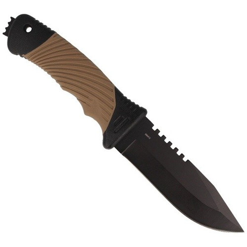 Herbertz - Nóż outdoorowy Drop Point - Coyote Brown - 585412