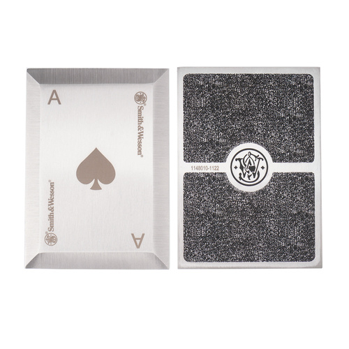 Smith & Wesson - Karty do rzucania Bullseye  - 4 szt. - Srebrny - 1136222
