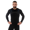 Brubeck - Bluza termoaktywna Thermo - Nilit® Heat - Czarno-Niebieska - LS1304M