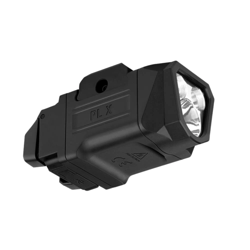 Olight - Latarka na broń krótką PL X - 1200 lm - Picatinny - Matte Black - 2859135